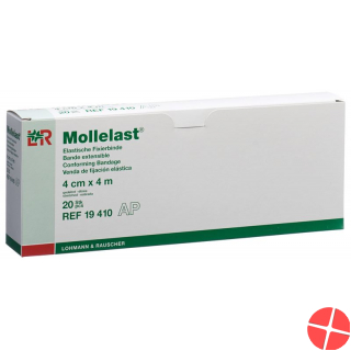 Mollelast Elastische Fixierbinde 4cmx4m Weiss 20 Stück Mollelast Elastische Fixierbinde 4cmx4m Weiss 20 Stück