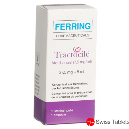 Tractocile Infusionskonzentrat 37.5mg/5ml Durchstechflasche 5ml buy online