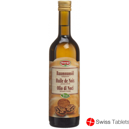 Morga Baumnussöl Kaltgepresst Bio Flasche 5dl buy online