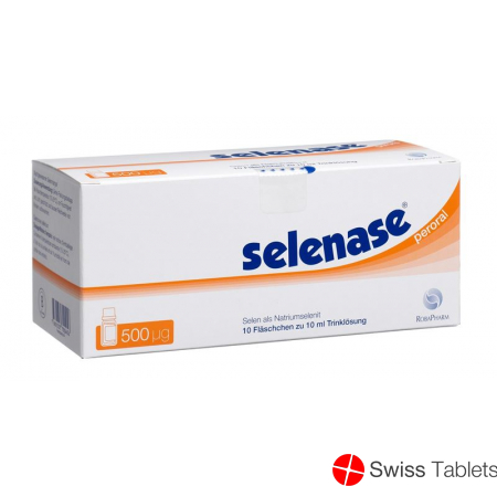 Selenase Peroral Lösung 500mcg 10 Flasche 10ml buy online