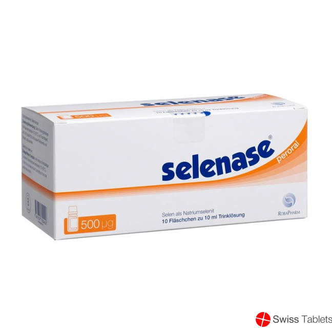 Selenase Peroral Lösung 500mcg 10 Flasche 10ml buy online