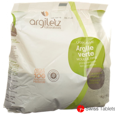 Argiletz Heilerde Grün Pulver Fein 1kg buy online