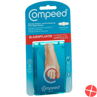 Compeed Blasenpflaster Auf Den Zehen 8 Stück