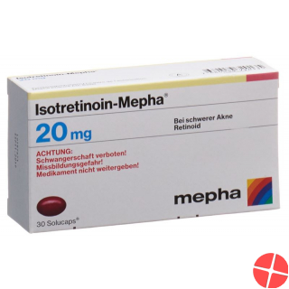 Isotretinoin Mepha Solucaps 20mg 30 Stück