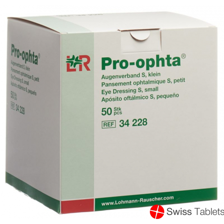 Pro-Ophta Augenverband S Durchsichtig Grösse S 50 Stück buy online