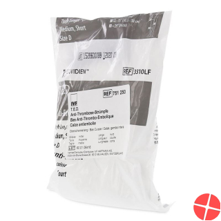Ted Thigh Latex Free Large Short White 1 pair