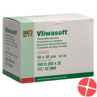 Vliwasoft Nw Kompresse 10x10cm 6-fach Steril 50x 2 Stück
