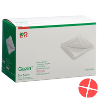 Gazin Faltkompressen 5x5cm 16-fach Steril 30x 2 Stück