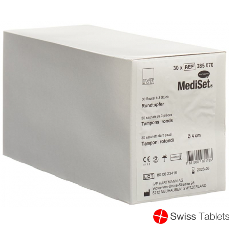 Mediset IVF Rundtupfer 4cm Steril 30 Beutel 3 Stück buy online