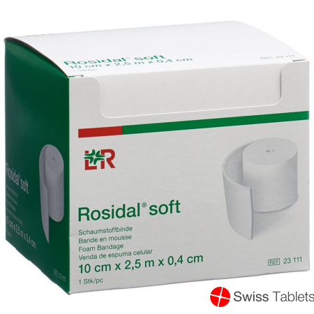 Rosidal Soft foam bandage 2.5mx10cmx0.4cm buy online