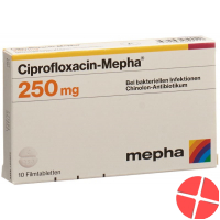 Ciprofloxacin Mepha Filmtabletten 250mg 10 Stück