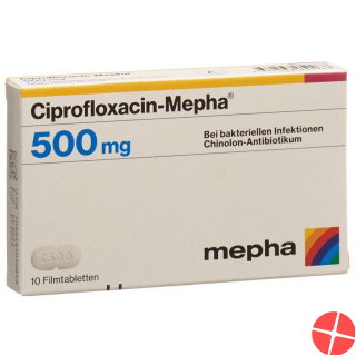 Ciprofloxacin Mepha Filmtabletten 500mg 10 Stück