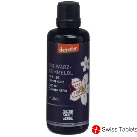 Naturkraftwerke Schwarzkümmel Öl Demeter 50ml buy online