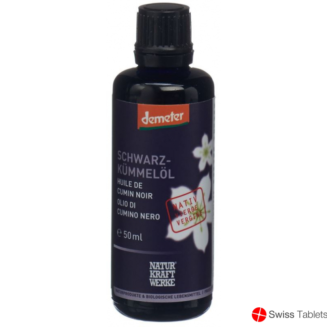 Naturkraftwerke Schwarzkümmel Öl Demeter 50ml buy online