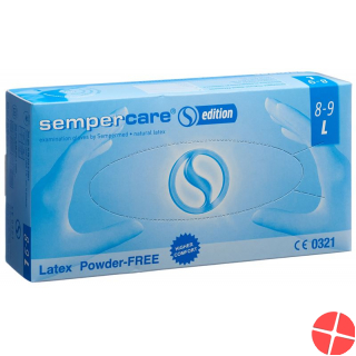 Sempercare Edit Handschuhe L Latex Ungepudert 100 Stück