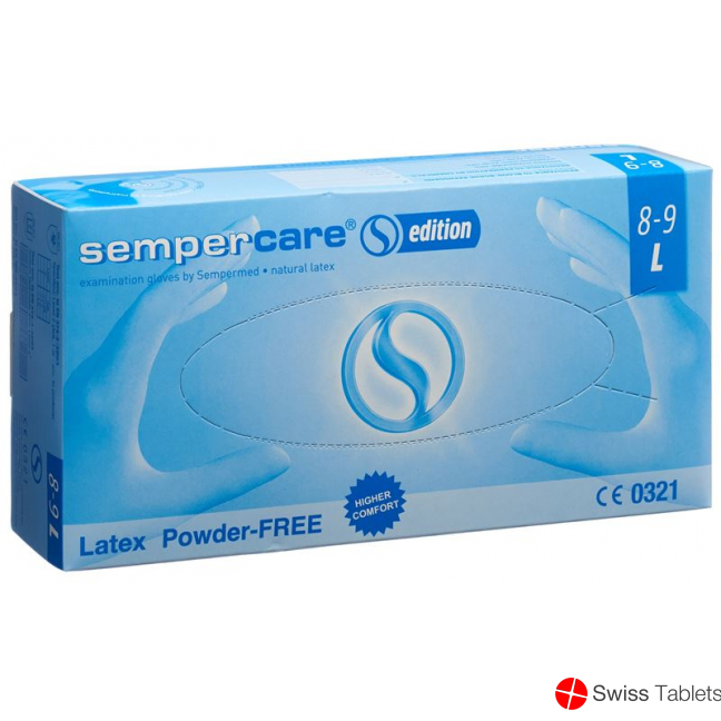Sempercare Edit Handschuhe L Latex Ungepudert 100 Stück buy online