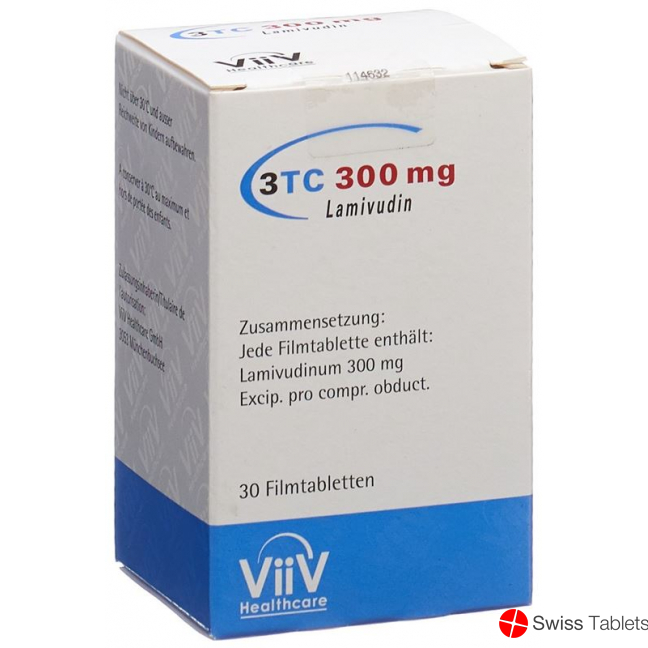 3tc Filmtabletten 300mg 30 Stück buy online