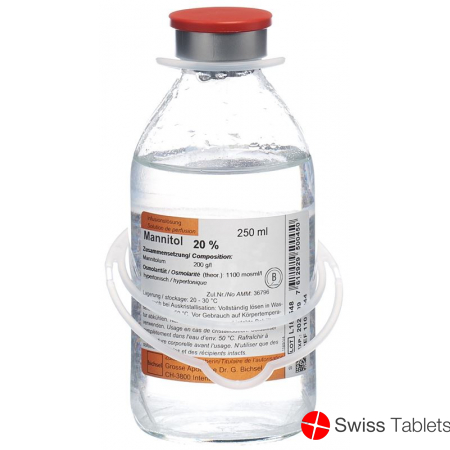 Mannitol Bichsel Infusionslösung 20% O Best 250ml buy online