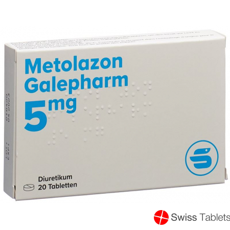 Metolazon Galepharm Tabletten 5mg 20 Stück buy online