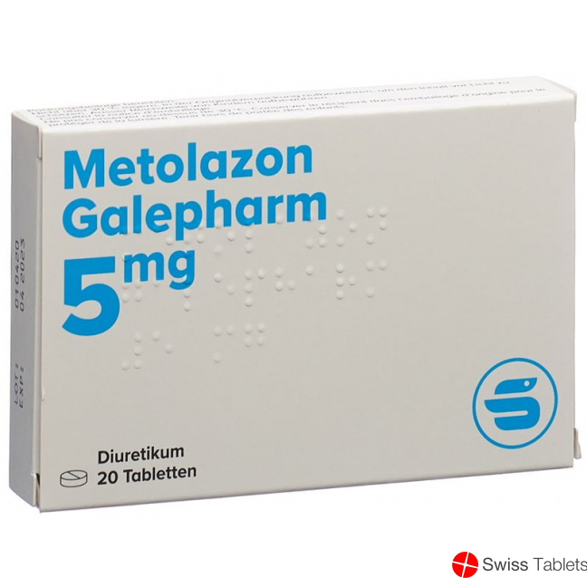 Metolazon Galepharm Tabletten 5mg 20 Stück buy online