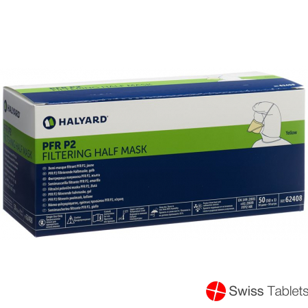 Tecnol Pfr P2 Tbc Maske Gelb 50 Stück buy online