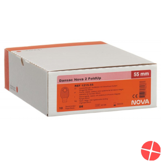 Dansac Nova 2 Foldup Ileo 55mm Opaque 10 Beutel