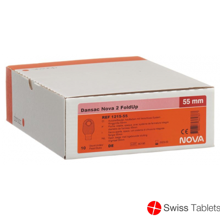 Dansac Nova 2 Foldup Ileo 55mm Opaque 10 Beutel buy online