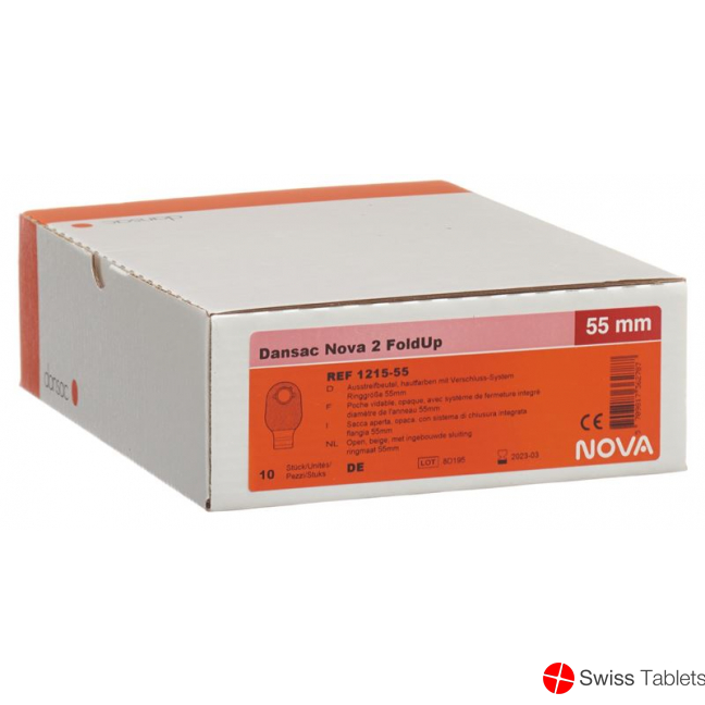 Dansac Nova 2 Foldup Ileo 55mm Opaque 10 Beutel buy online