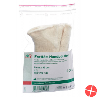 Tobler Handpolster Frotte 35cm Daumenaussparung We