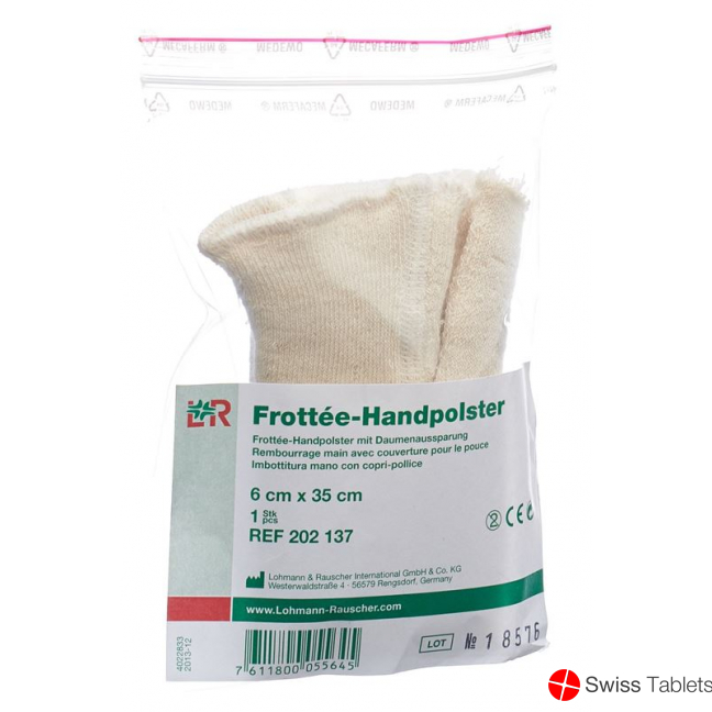 Tobler Handpolster Frotte 35cm Daumenaussparung We buy online