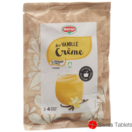 Morga Bio Creme Pulver Vanille Curcuma Beutel 70g buy online