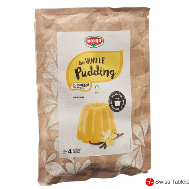 Morga Bio Pudding Vanille Curcuma Beutel 60g buy online
