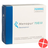 Menopur Trockensubstanz 75 E C Solv Ampullen 10 Stück