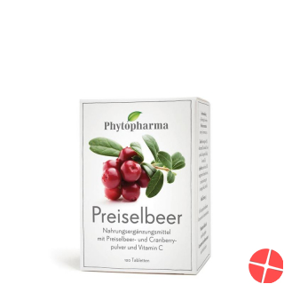 Phytopharma Preiselbeer Tabletten 120 Stück