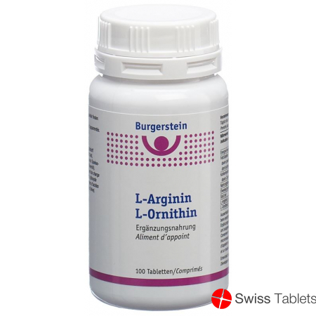 Burgerstein L-Arginin/L-Ornithin tablets 100 pieces buy online