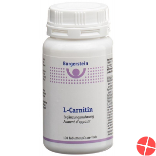 Burgerstein L-Carnitin tablets Ds 100 pieces