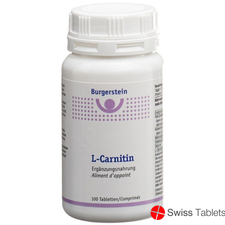 Burgerstein L-Carnitin tablets Ds 100 pieces buy online