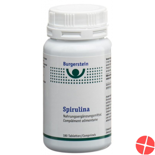 Burgerstein Spirulina tablets Ds 180 pieces