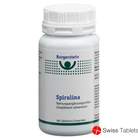 Burgerstein Spirulina tablets Ds 180 pieces buy online
