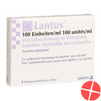 Lantus Injektionslösung für Clikstar/optipen 5 Ampullen 3ml