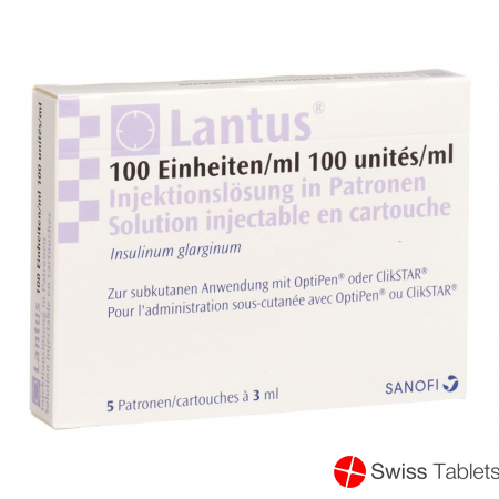 Lantus Injektionslösung für Clikstar/optipen 5 Ampullen 3ml buy online