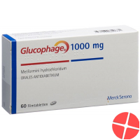 Glucophage Filmtabletten 1000mg 60 Stück