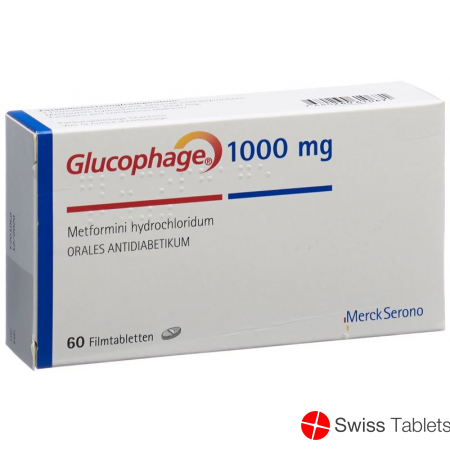 Glucophage Filmtabletten 1000mg 60 Stück buy online