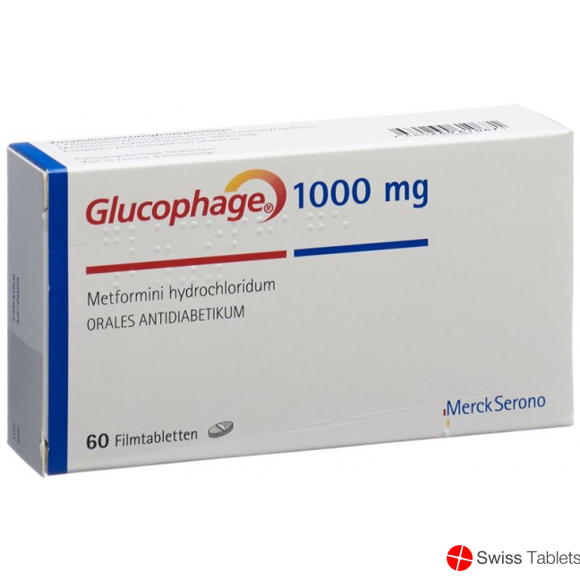 Glucophage Filmtabletten 1000mg 60 Stück buy online