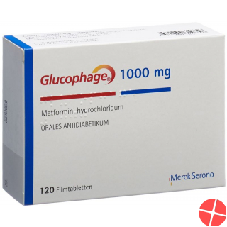 Glucophage 1000 Filmtabletten 1000mg 120 Stück