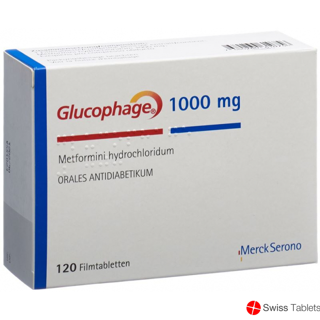 Glucophage 1000 Filmtabletten 1000mg 120 Stück buy online
