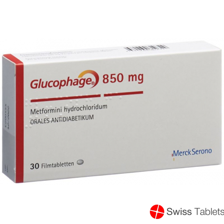 Glucophage Filmtabletten 850mg 30 Stück buy online