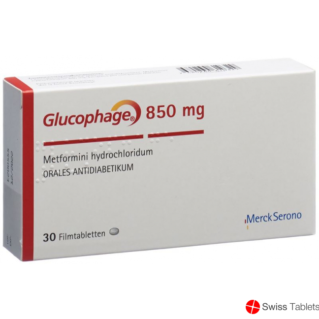 Glucophage Filmtabletten 850mg 30 Stück buy online