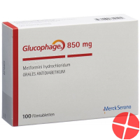 Glucophage 850 Filmtabletten 850mg 100 Stück