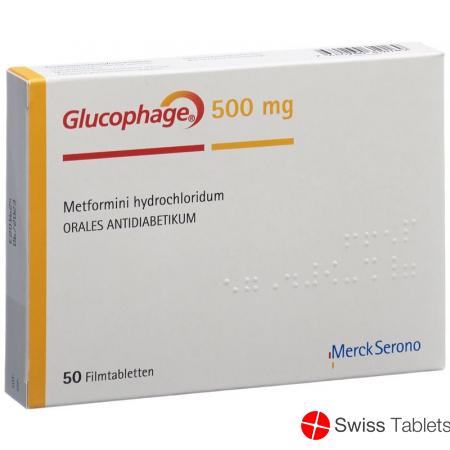 Glucophage 500 Filmtabletten 500mg 50 Stück buy online